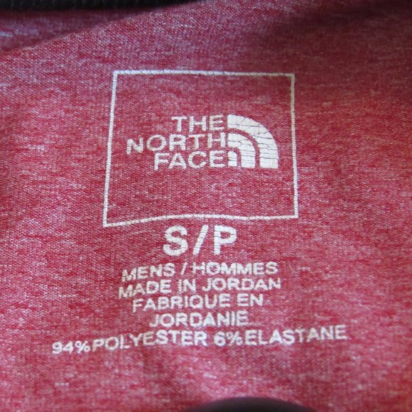 The North Face Mens Red Performance Long Sleeve Tee Shirt Size Small EUC - Picture 5 of 7